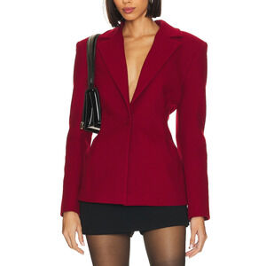 Ceren Ocak Red Blazer Jacket Size S - NWT
